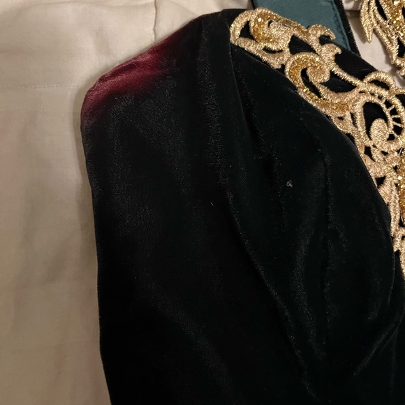 Sexy! Vintage  Velvet LA Glow Gown - Picture 9 of 13